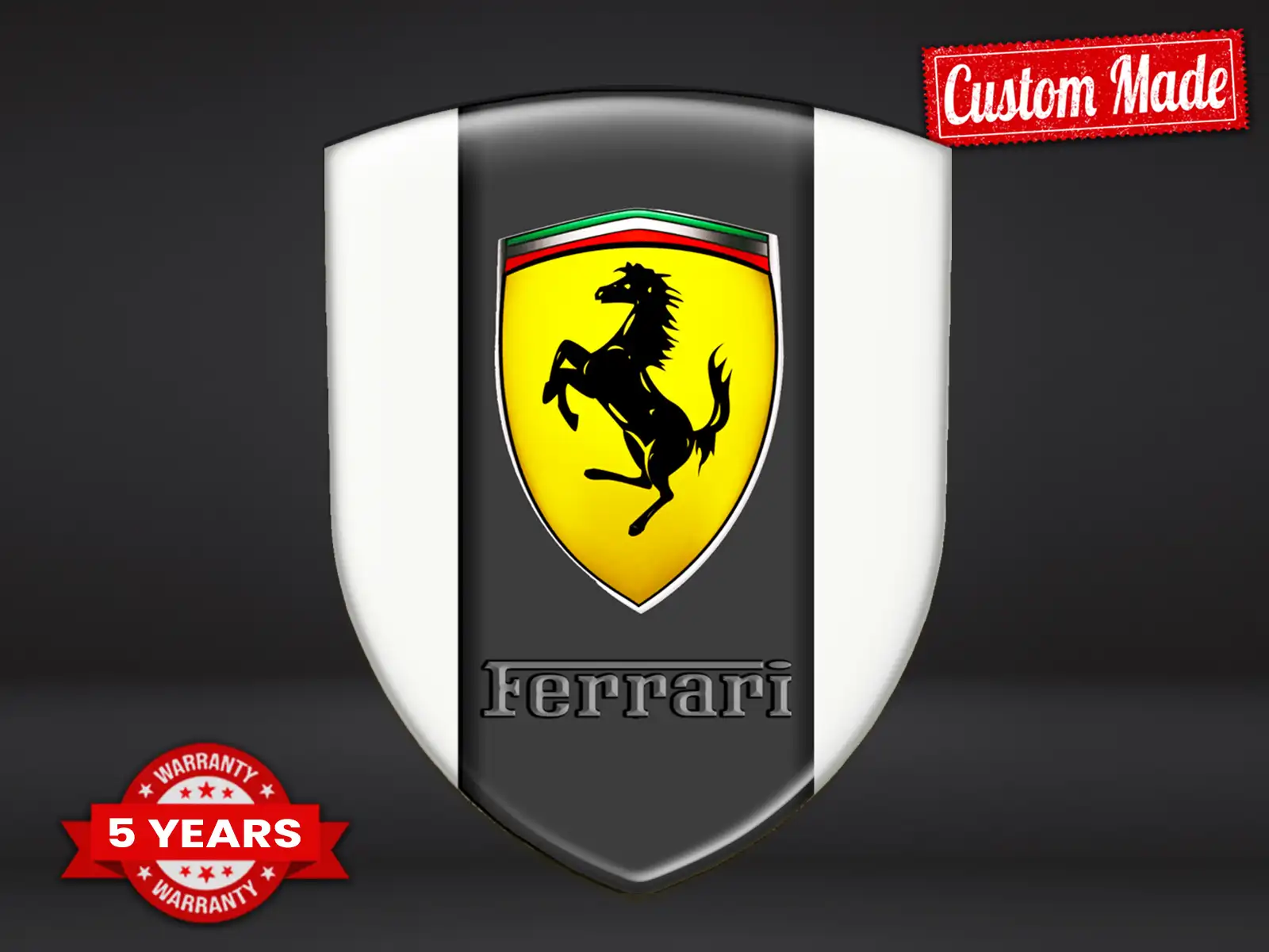 Ferrari Domingsticker Universal Hochwertig Professionell